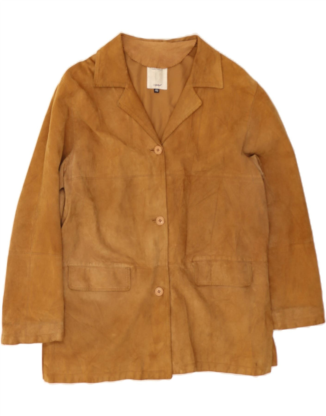 CONBIPEL Womens Suede Jacket IT 46 Large Brown Leather Vintage Conbipel and Second-Hand Conbipel from Messina Hembry 