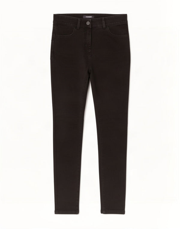 Marks & Spencer Vaqueros pitillo para mujer UK 10 Small W28 L27 Algodón negro