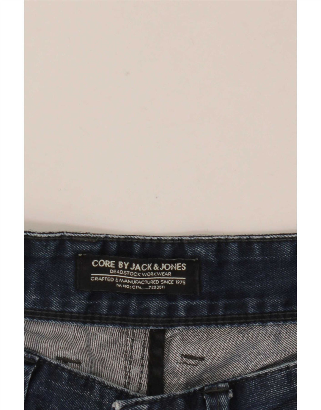 Jack & Jones muške traper kratke hlače W32 srednje plave
