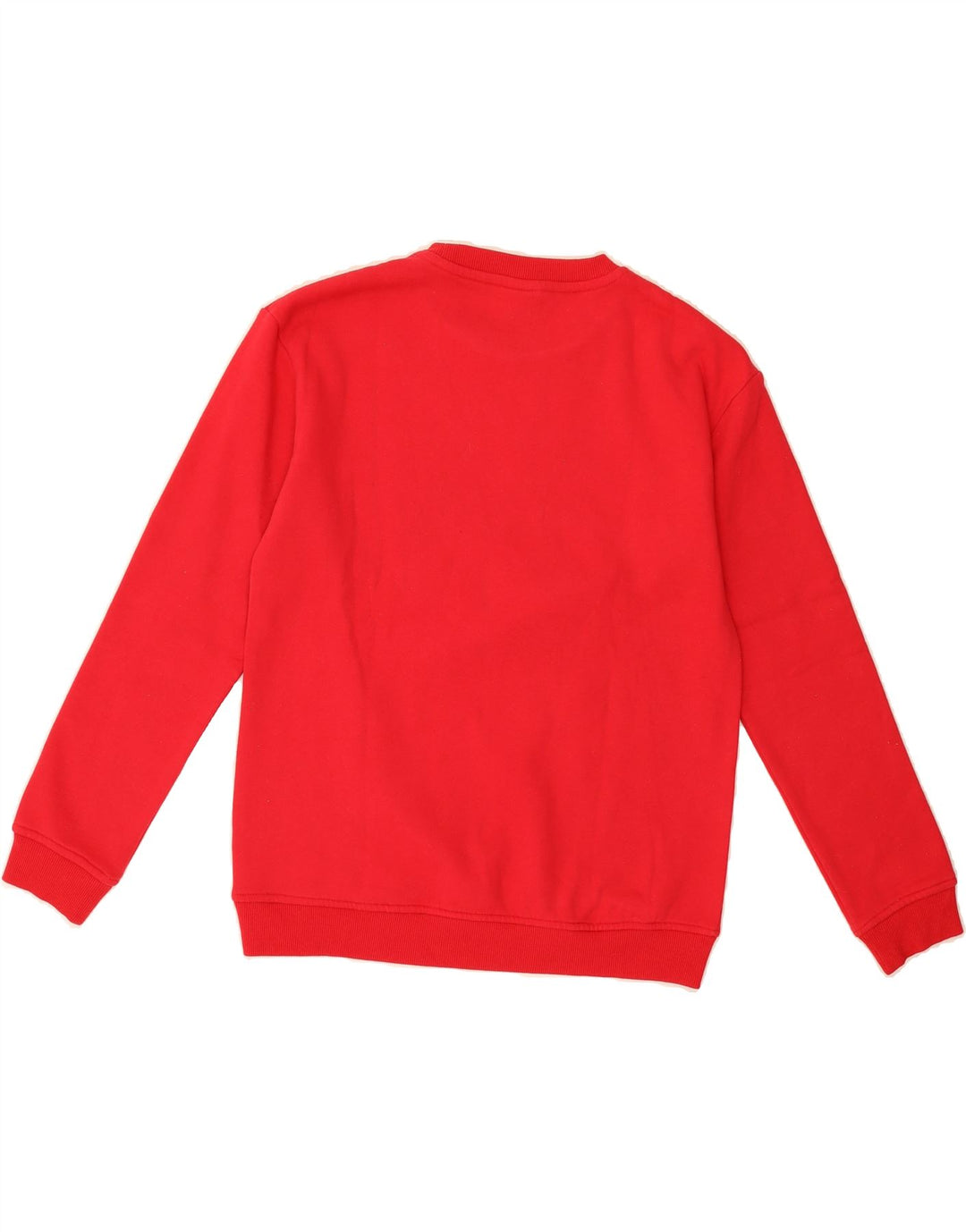 ELLESSE Womens Graphic Sweatshirt Jumper UK 12 Medium  Red Cotton Vintage Ellesse and Second-Hand Ellesse from Messina Hembry 