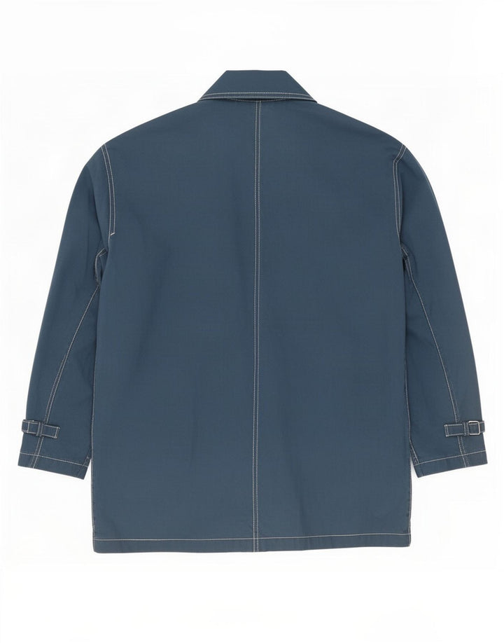 Γυναικείο Μπουφάν Carol Oversized Utility EU 40 Medium Blue Cotton