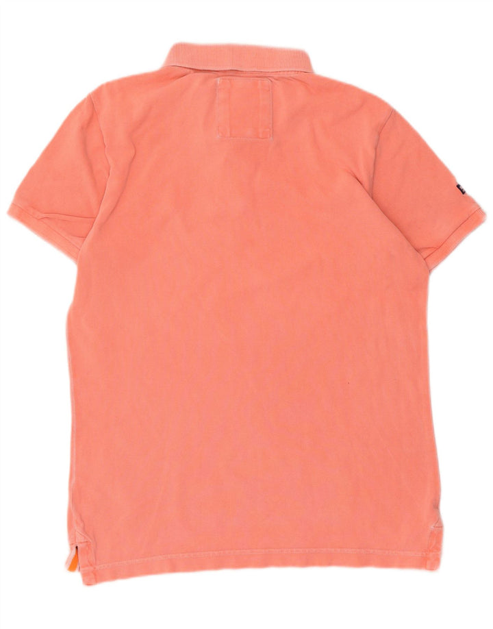 Superdry Polo Homme Grand Rose Coton