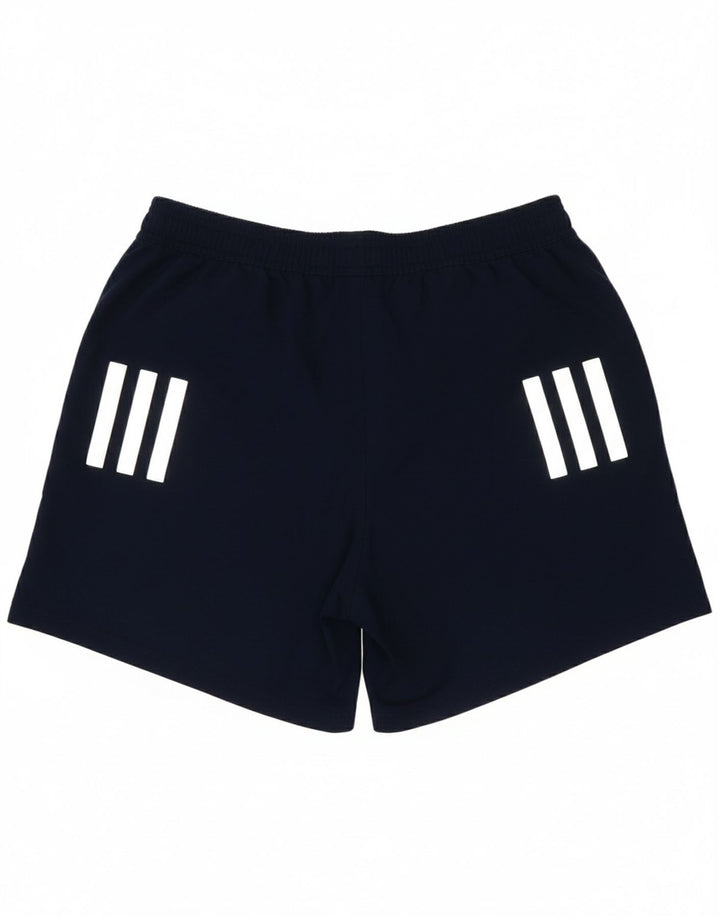 ADIDAS Mens Sport Shorts Large Navy Blue Polyester Vintage Adidas and Second-Hand Adidas from Messina Hembry 