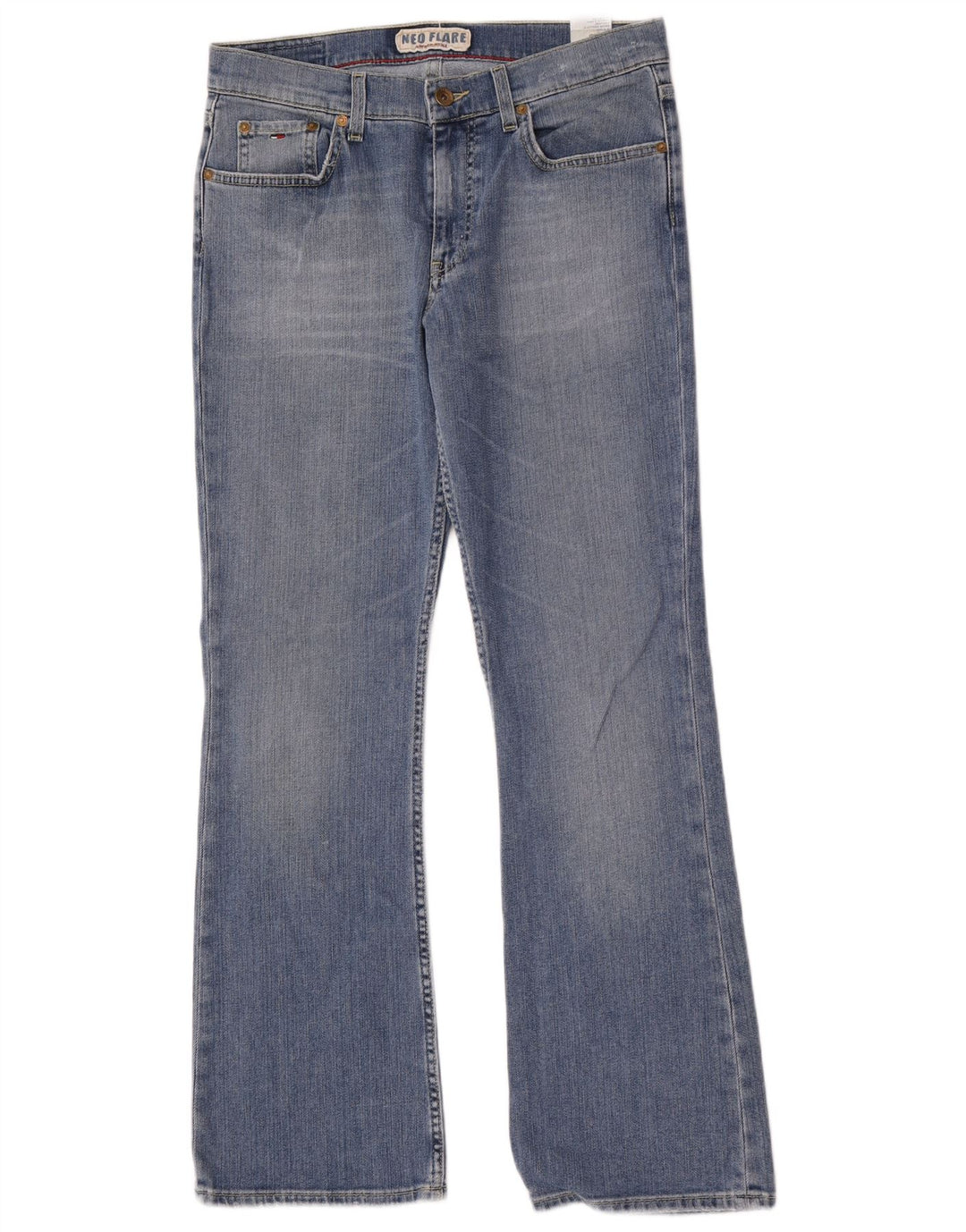 Jeans svasati da donna Tommy Hilfiger W31 L30 cotone blu