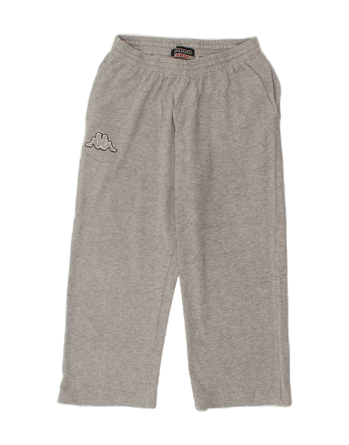 KAPPA Womens Capri Tracksuit Trousers Large Grey Cotton Vintage Kappa and Second-Hand Kappa from Messina Hembry 