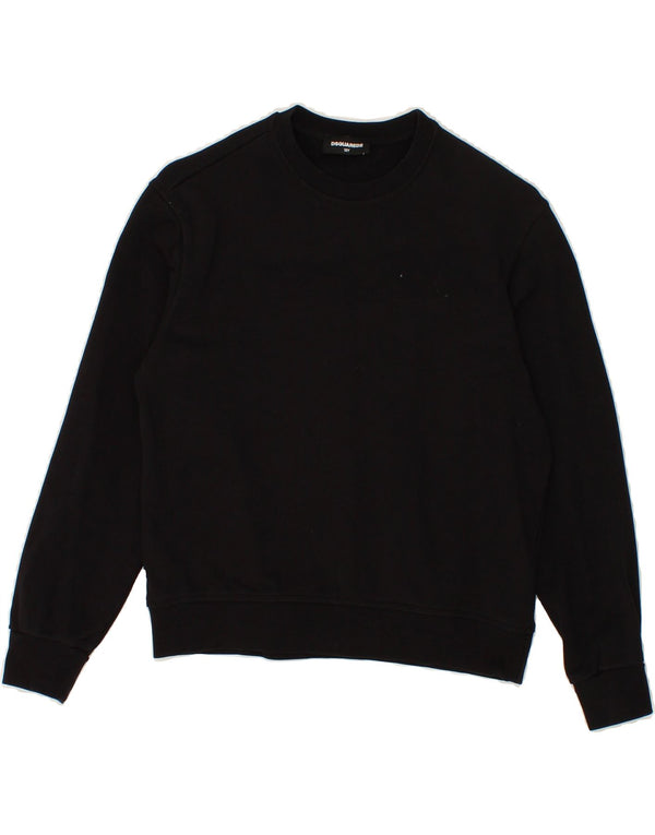 DSQUARED2 Boys Sweatshirt Jumper 11-12 Years Black Cotton