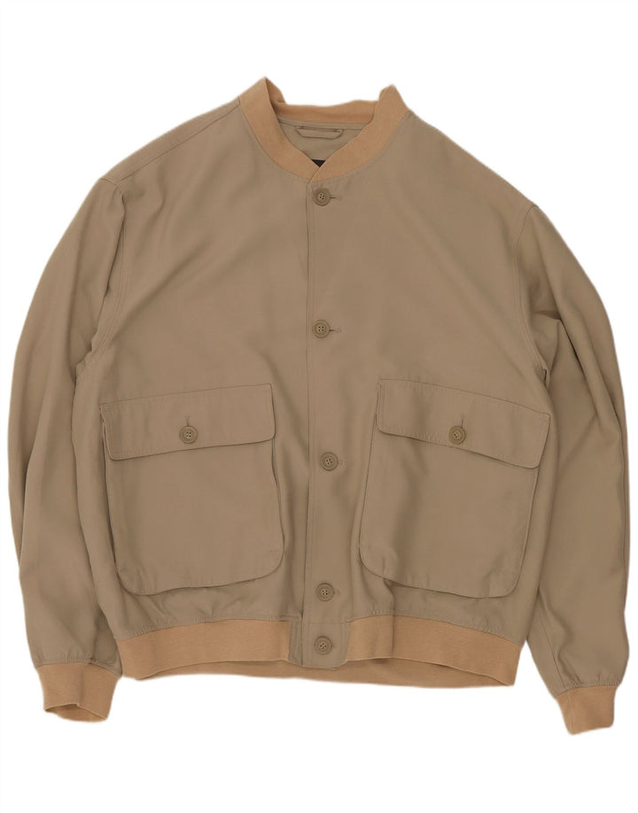 Sea Barrier Mens Bomber Jacket UK 42 XL Beige