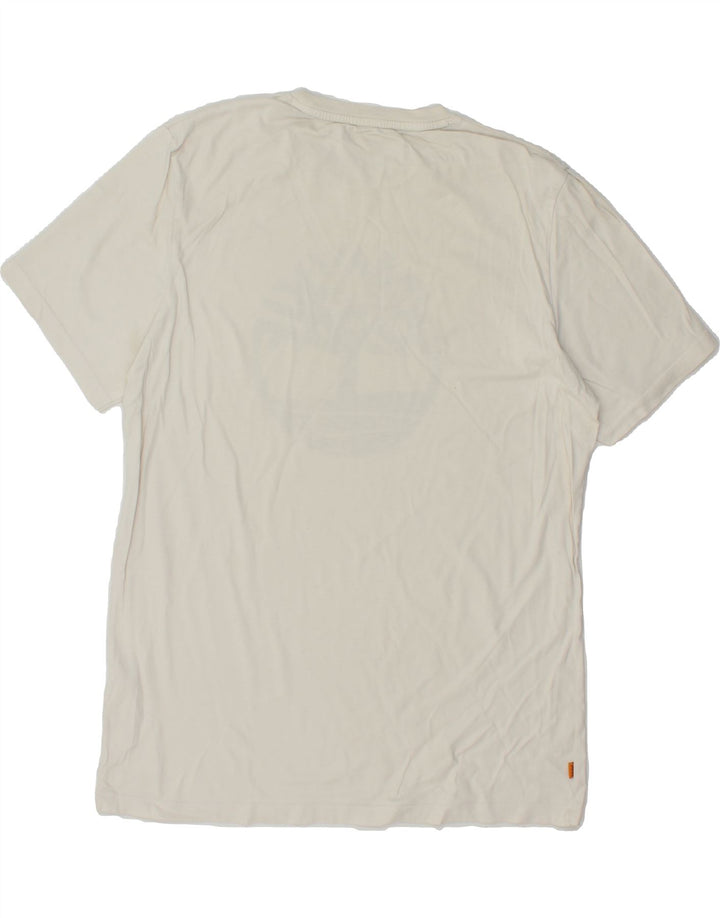 TIMBERLAND Mens Graphic T-Shirt Top Large White
