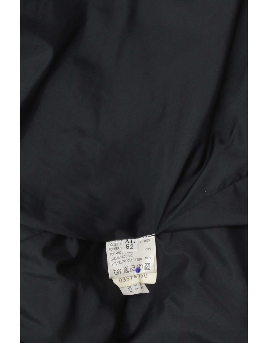 Abrigo Valentino Hombre IT 52 XL Poliéster Azul Marino