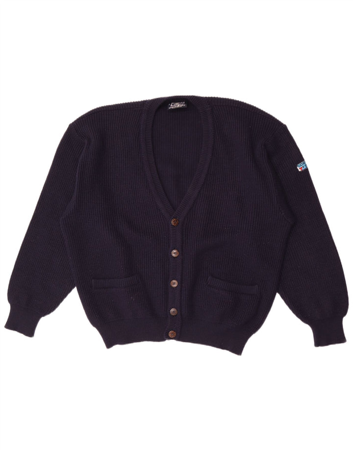 North Pole Herre Cardigan Sweater XL Navy Blue
