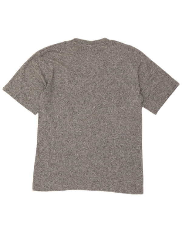 Champion Herre grafisk T-shirt Top Lille grå Flecked Bomuld