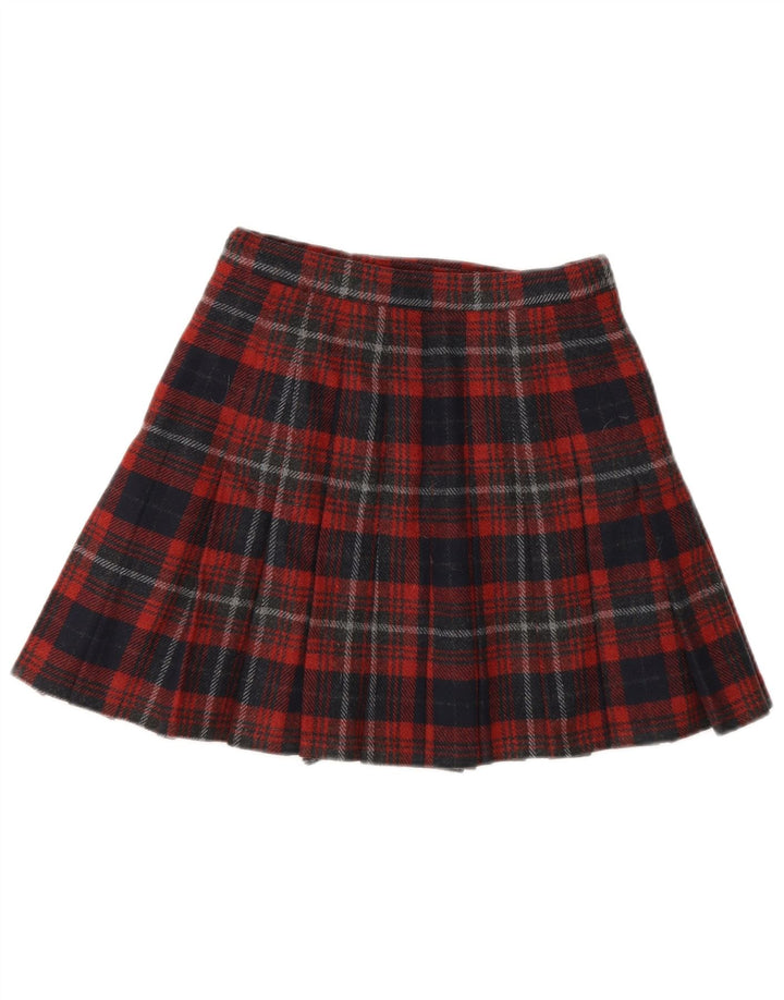 Gonna mini avvolgente da donna Stefanel IT 38 XS W22 lana scozzese rossa