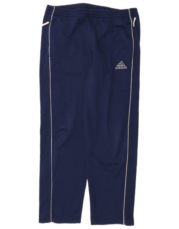 Adidas Mens Tracksuit Trousers UK 38/40 Medium  Navy Blue Polyester