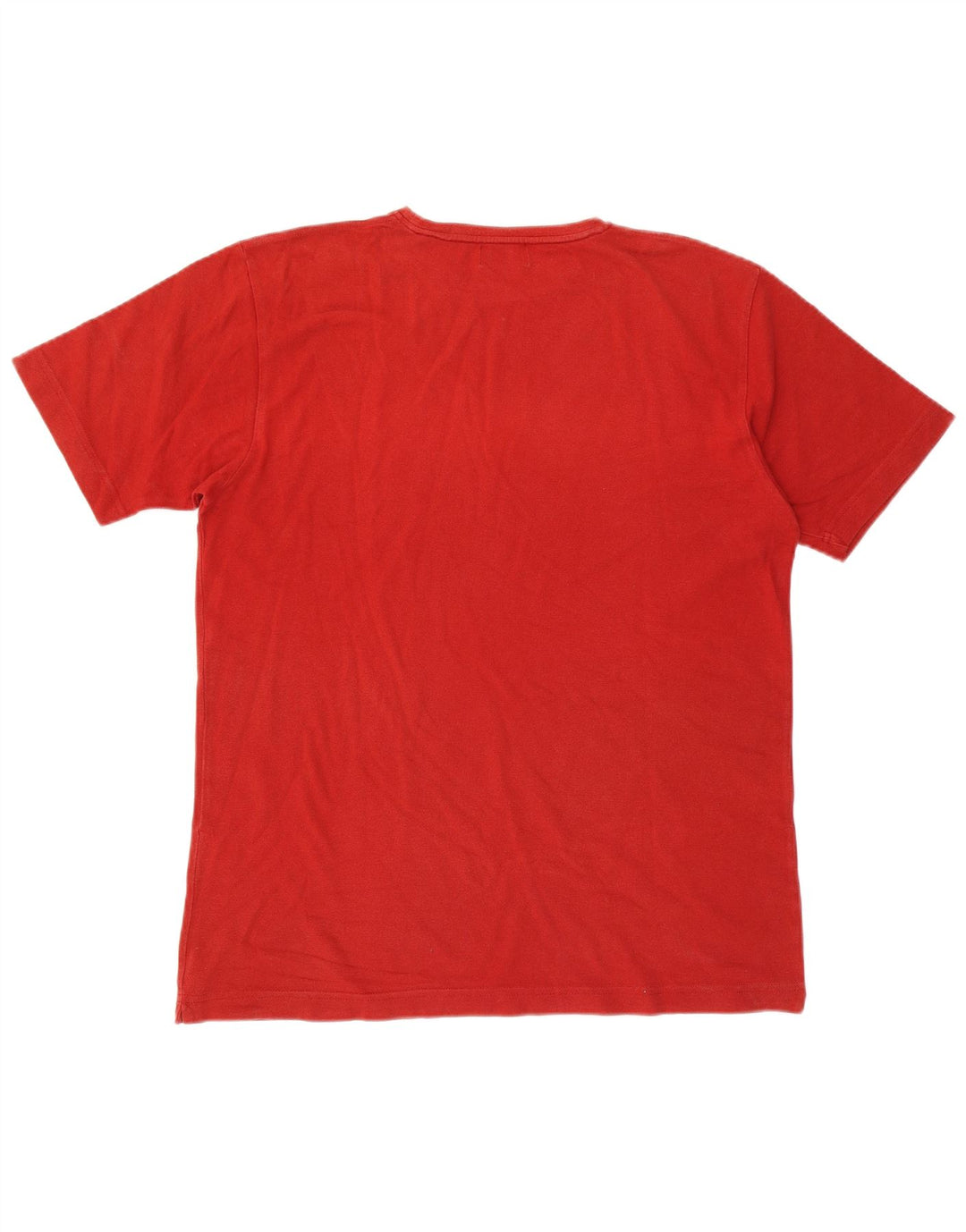 Kappa Herre T-Shirt Top XL Rød Bomuld