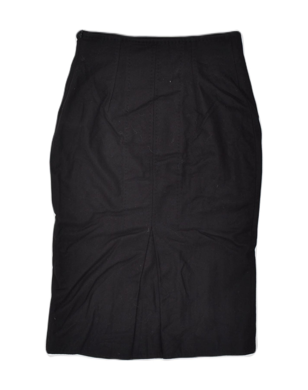 VINTAGE Womens Pencil Skirt IT 40 Small W28  Black New Wool | Vintage | Thrift | Second-Hand | Used Clothing | Messina Hembry 
