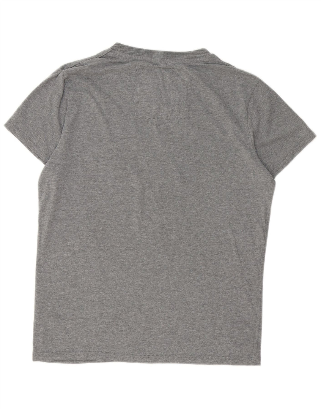 SUPERDRY Mens Graphic T-Shirt Top XL Grey Cotton