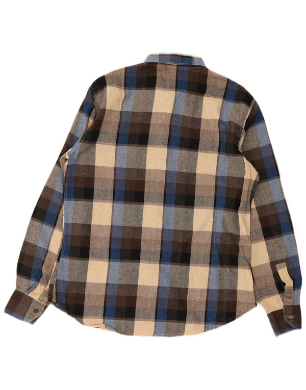 Cervino herre flannel skjorte str. 16 Stor flerfarvet ternet akryl