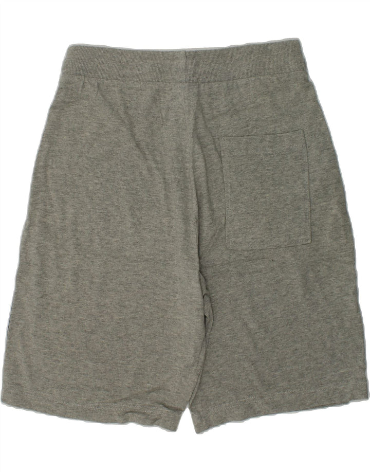 BENETTON Boys Graphic Sport Shorts 11-12 Years 2XL Grey Cotton | Vintage Benetton | Thrift | Second-Hand Benetton | Used Clothing | Messina Hembry 