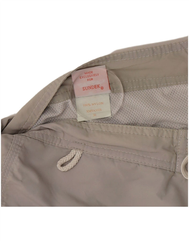 Sundek Herre badeshorts Stor Gråstribet Nylon