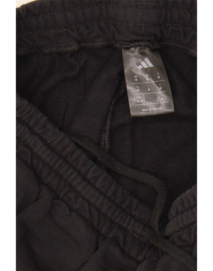 Adidas Mens Tracksuit Trousers Joggers Medium Black Cotton