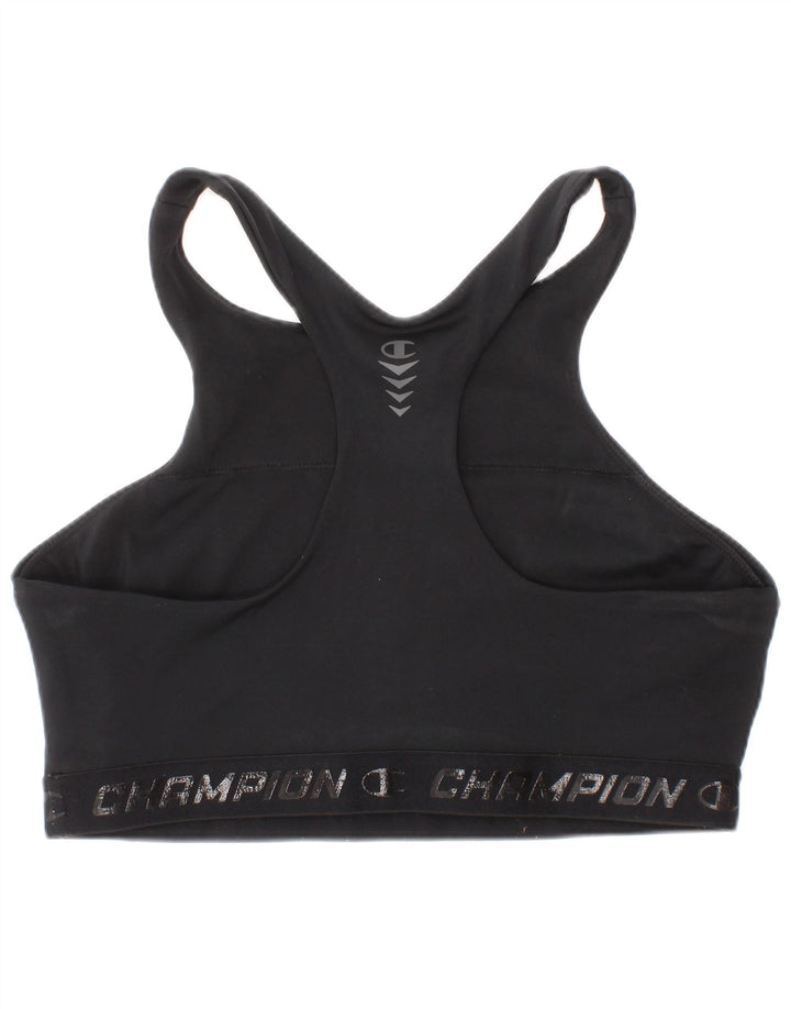 Champion Womens Graphic Sport Bra Top Medium Black Sports