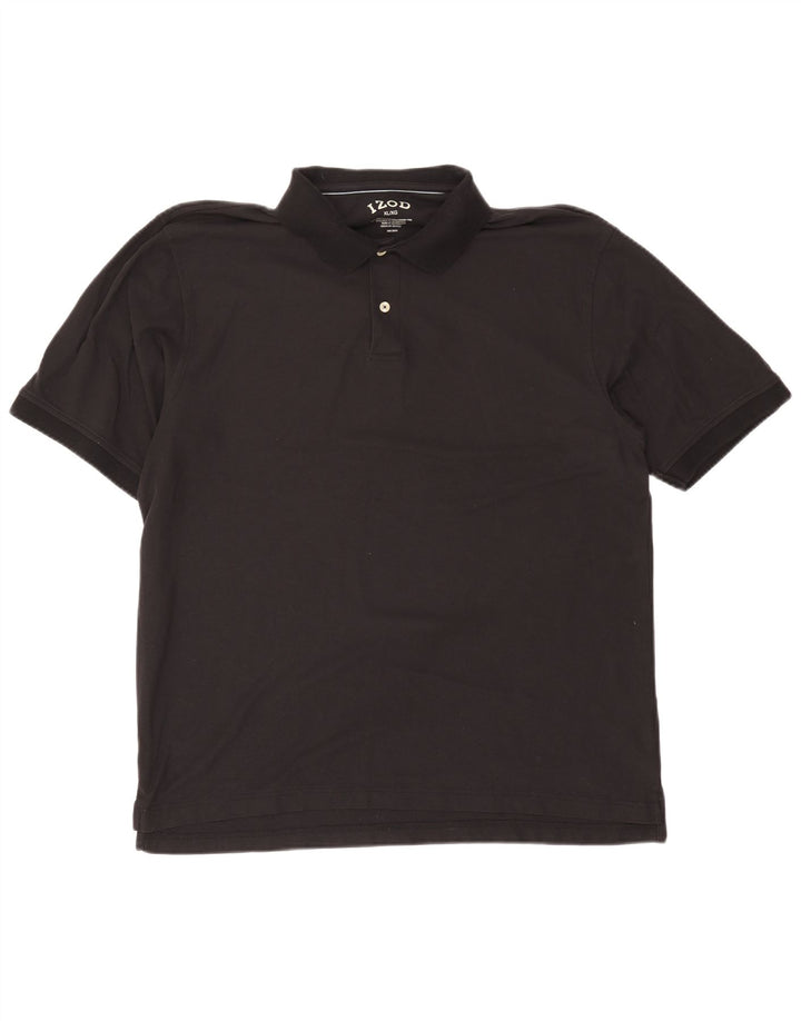Izod Polo Homme XL Noir Coton