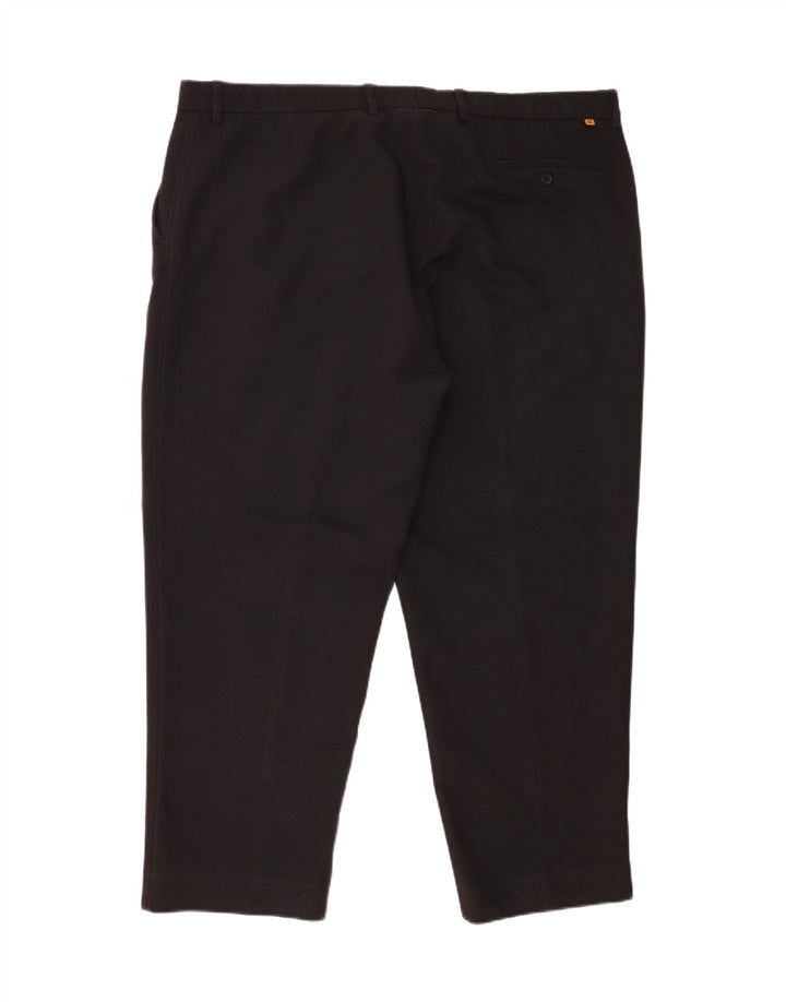 Farah Pantalon Chino Droit Homme W44 L29 Noir Polyester