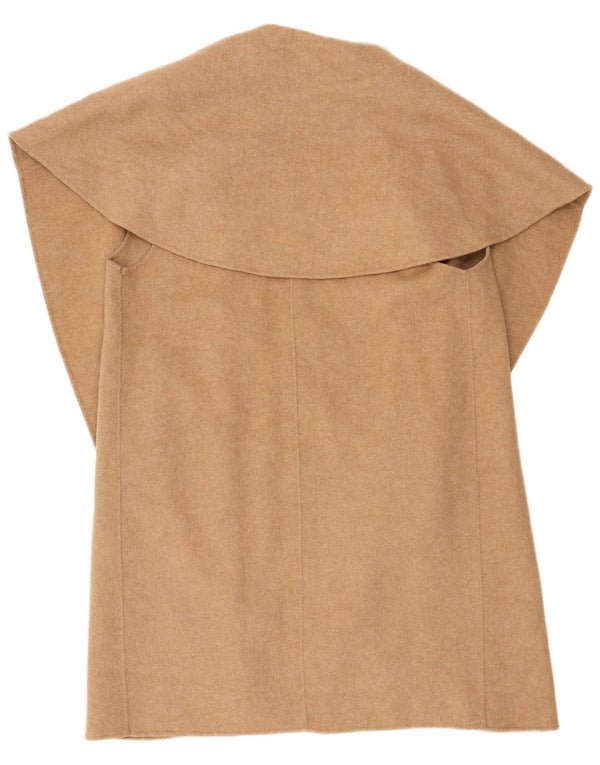 Zara Womens Oversized Longline Cardigan Sweater UK 14 Medium Beige