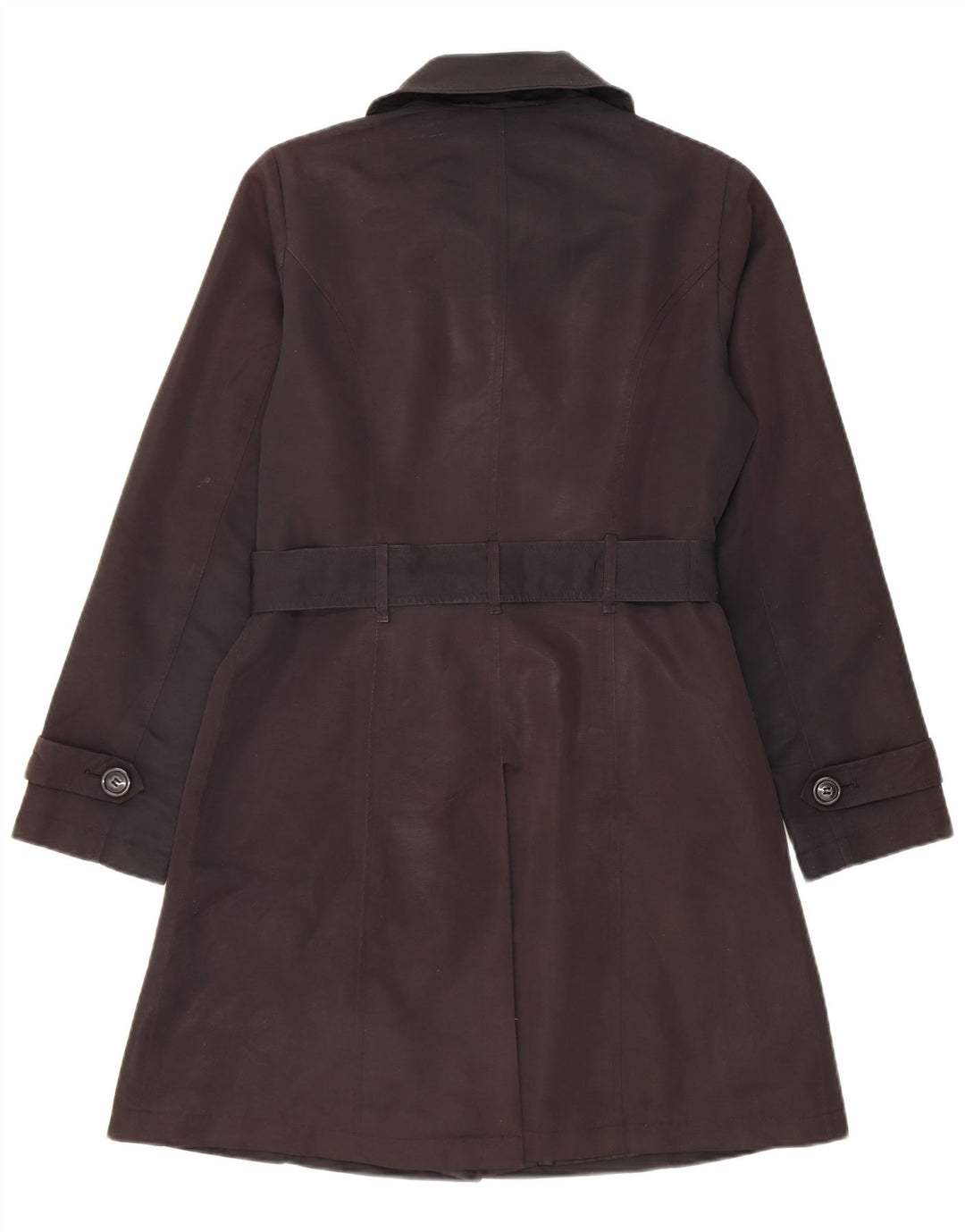 Marks & Spencer Gabardina para mujer UK 10 Small Poliéster negro