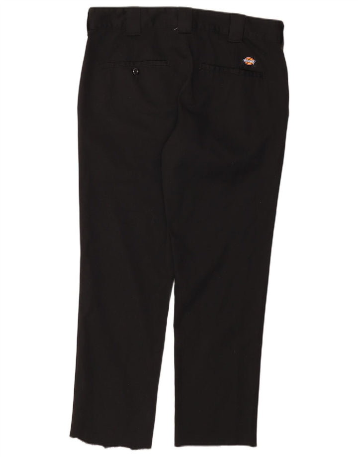 Dickies Mens Slim Fit Chino Trousers W32 L27 Black Polyester