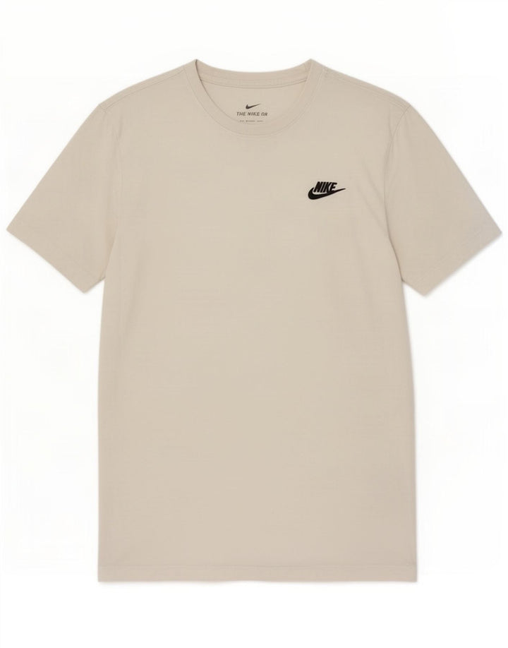 T-shirt da uomo Nike Top in cotone bianco medio