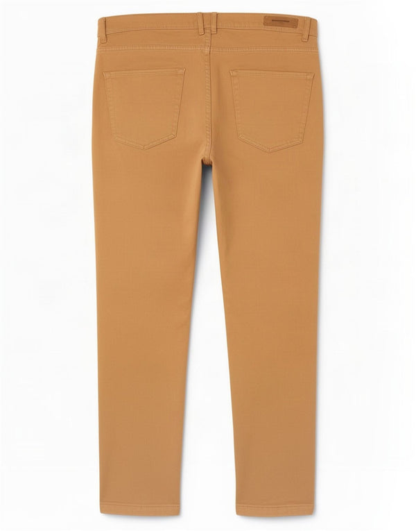 Zara Mens Slim Casual Trousers EU 44 Large W34 L30 Beige