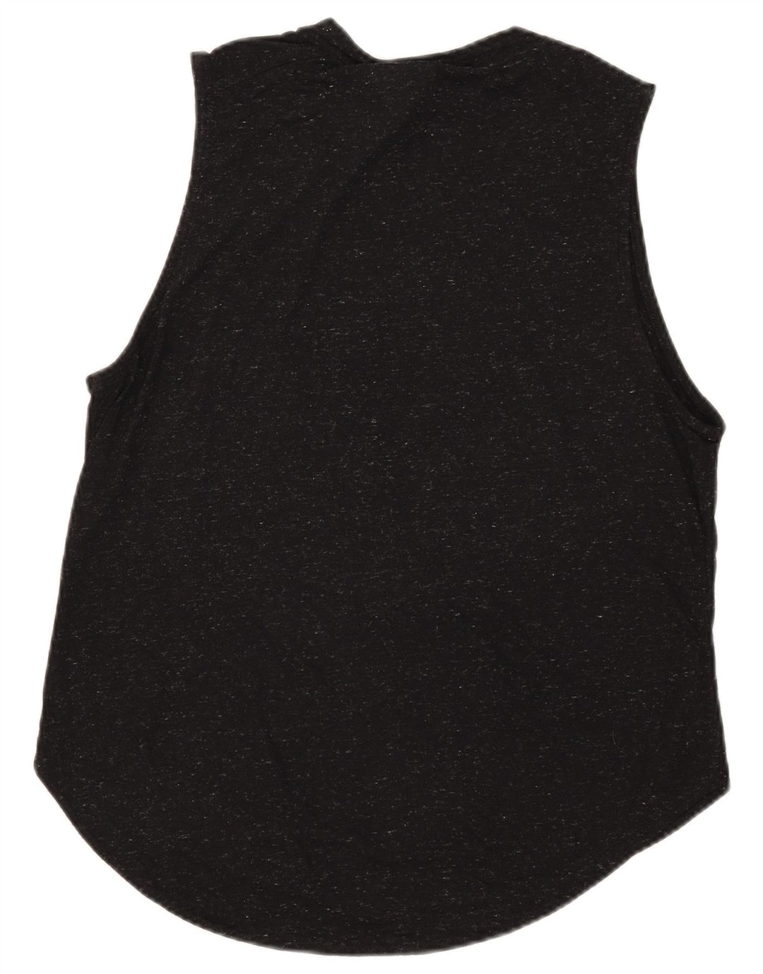 Adidas Womens Graphic Vest Top UK 12/14 Medium Black Flecked