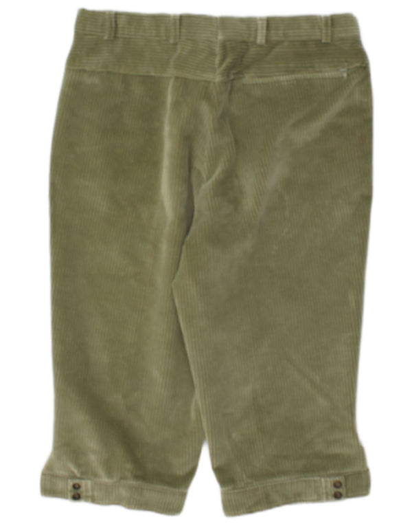 Vintage Mens Corduroy Shorts IT 48 Medium W30 Khaki