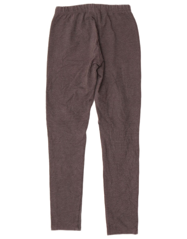 Champion Womens Heritage Fit Leggings UK 10 Small Graue Baumwolle