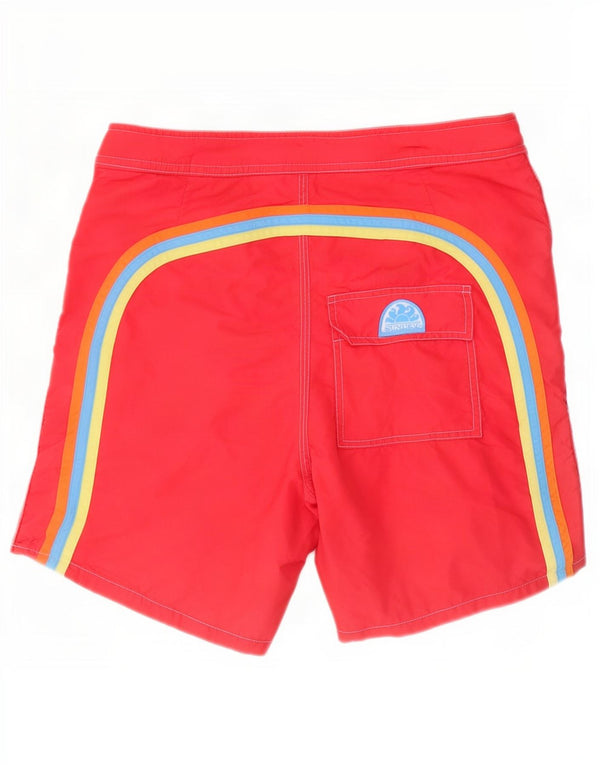Sundek Herre badeshorts Medium Rød Nylon