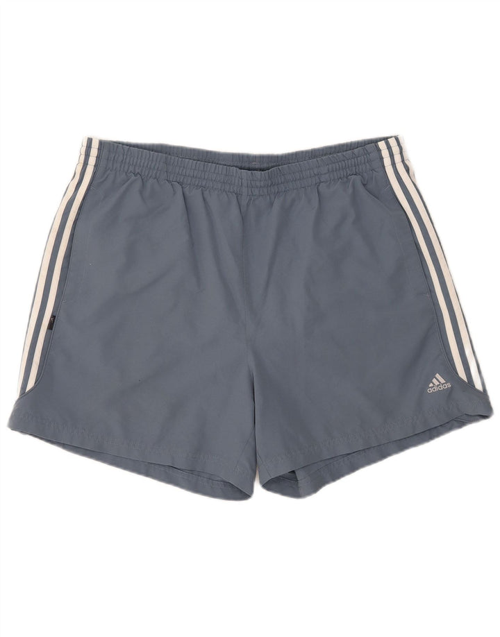 Adidas Mens Sport Shorts XL Blue Polyester