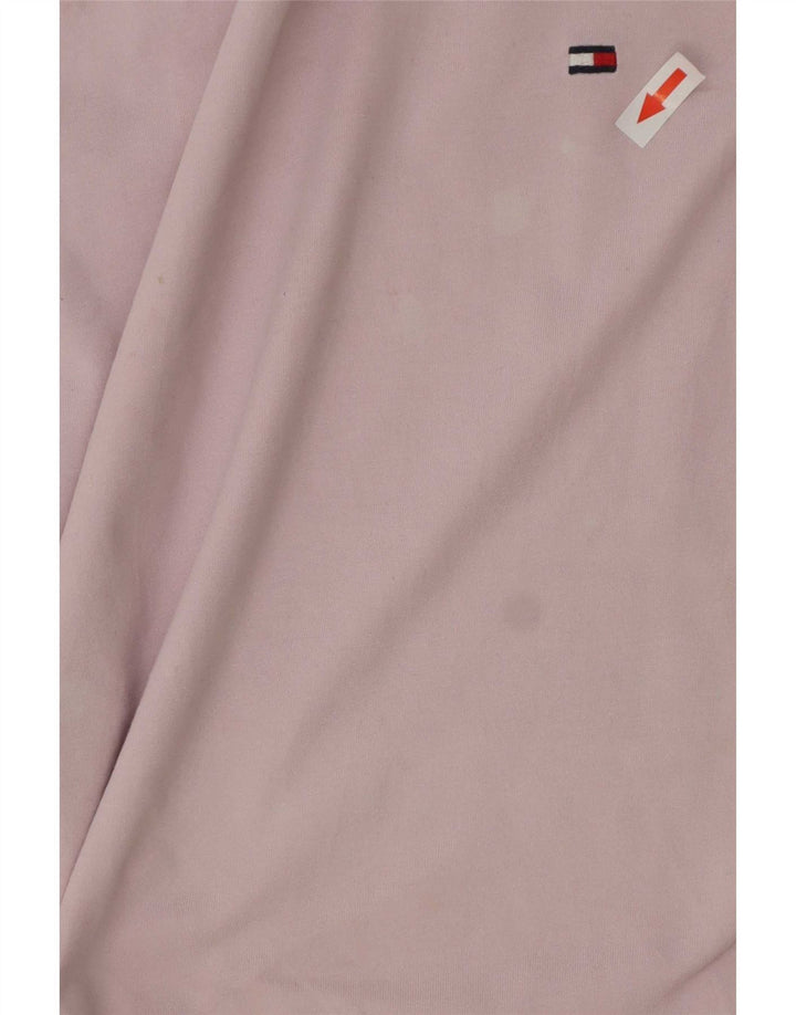 Camiseta masculina Tommy Hilfiger Top médio algodão rosa