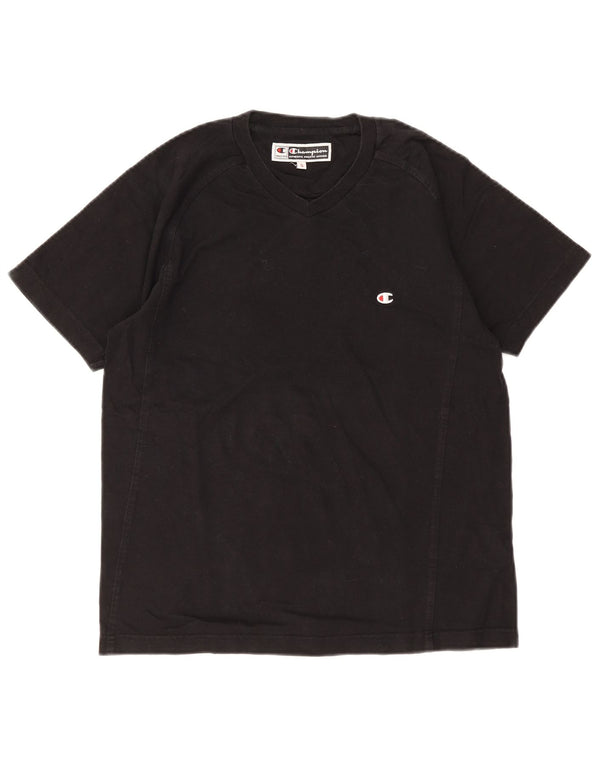 Champion herre T-shirt top lille sort bomuld