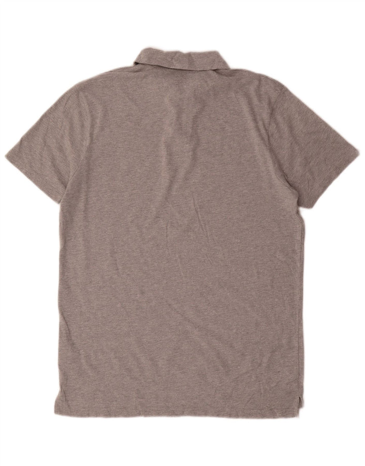 Weird Fish Mens Polo Shirt Medium Grey Cotton