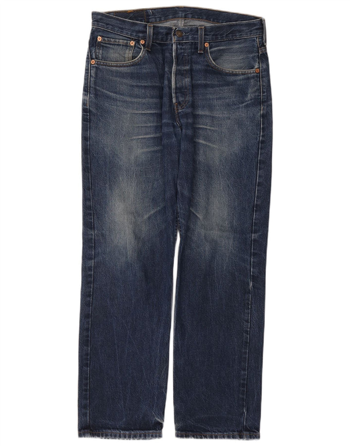 Levi's Mens 582 Straight Jeans W32 L30 Blue Cotton