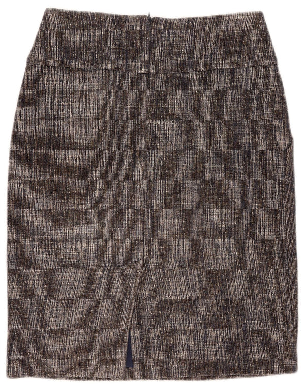 Hobbs Womens Pencil Skirt UK 8 Small W28 Navy Blue Flecked Viscose