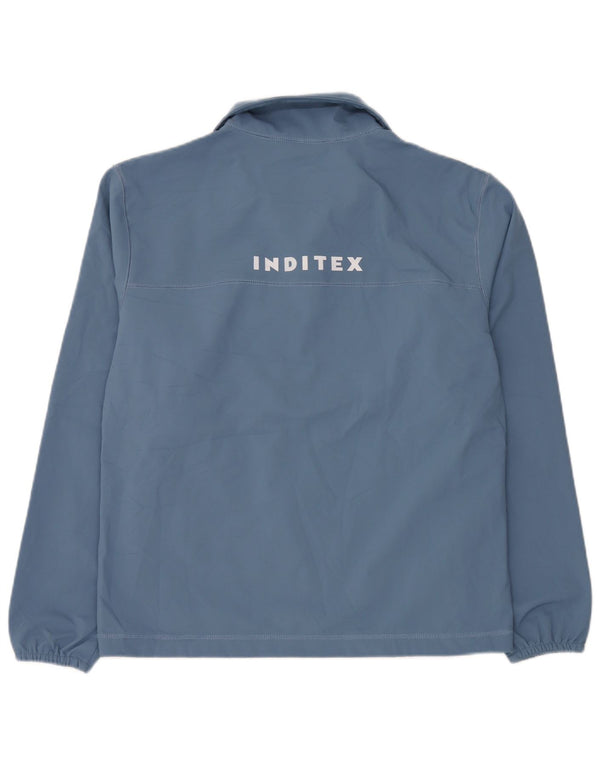 Zara Womens Oversized Pullover Tracksuit Top Jacket UK 10 Small Blue