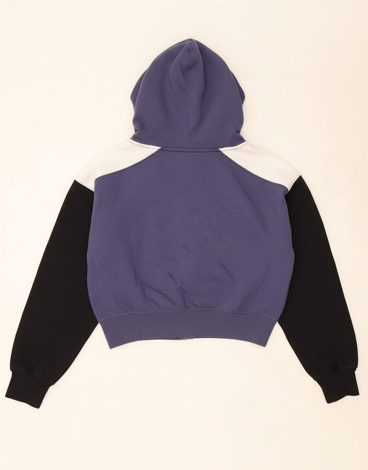 Suéter feminino Nike com capuz e zíper oversized UK 10 pequeno roxo