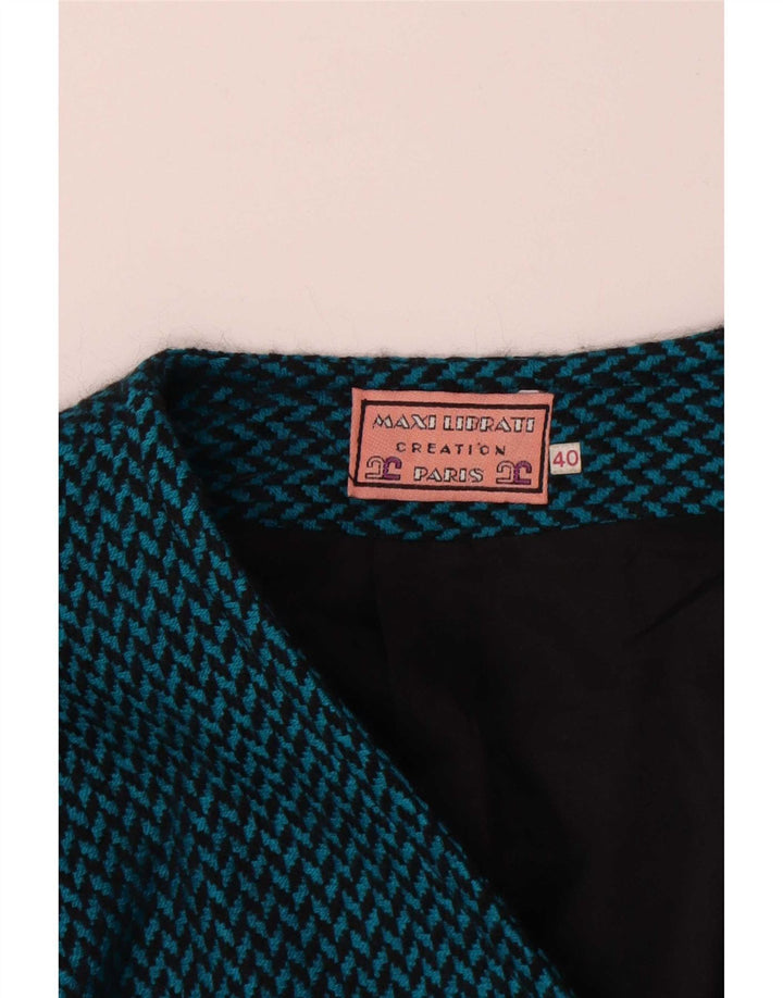 Jachetă Blazer Femei Maxi Librati cu 3 nasturi EU 40 Medium Blue Herringbone
