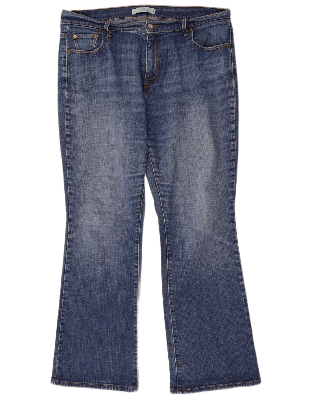LEVI'S Womens 515 Bootcut Jeans US 16 2XL W36 L31 Blue Cotton