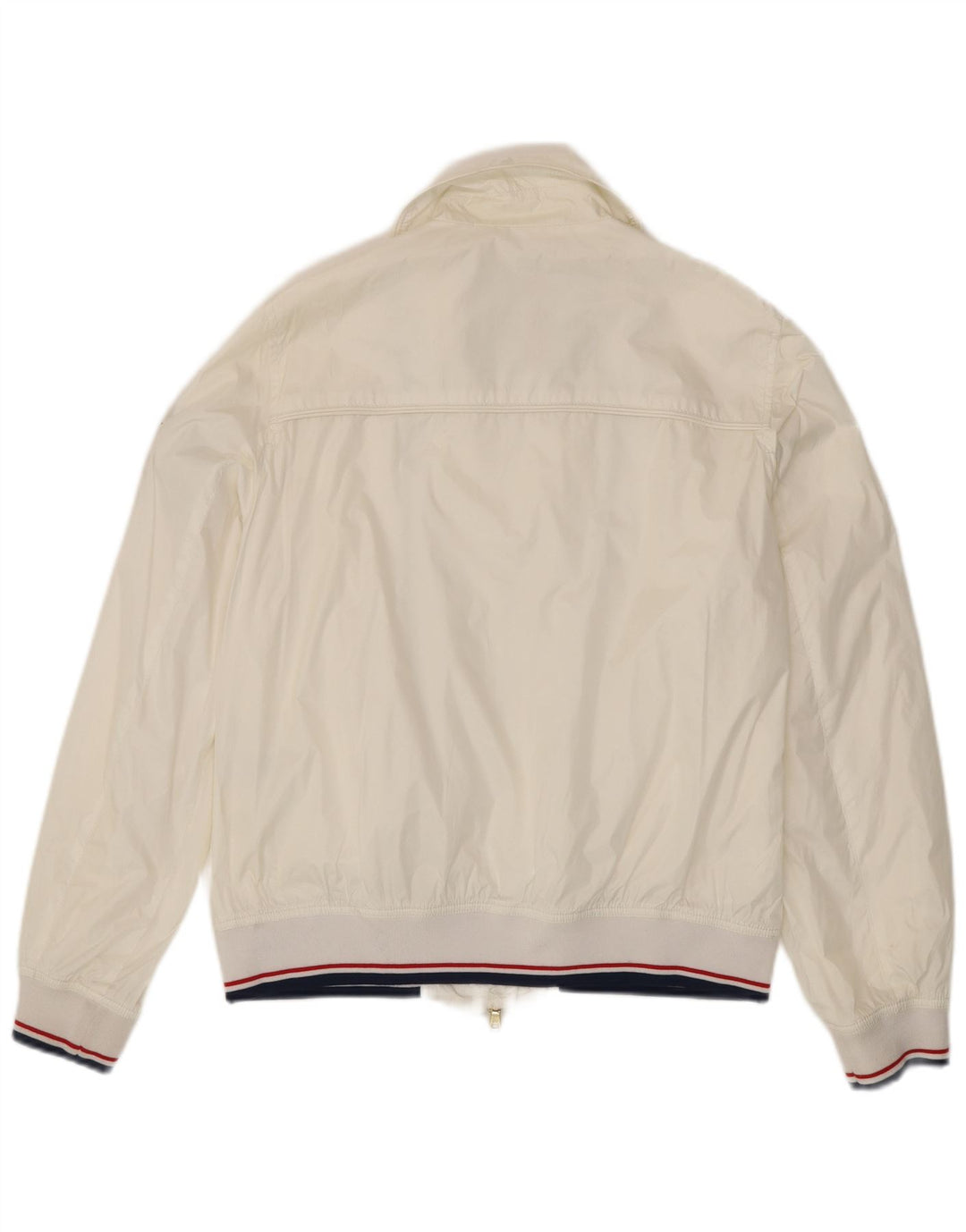 Conte of Florence grafisk bomberjakke til kvinder IT 48 XL Hvid polyamid