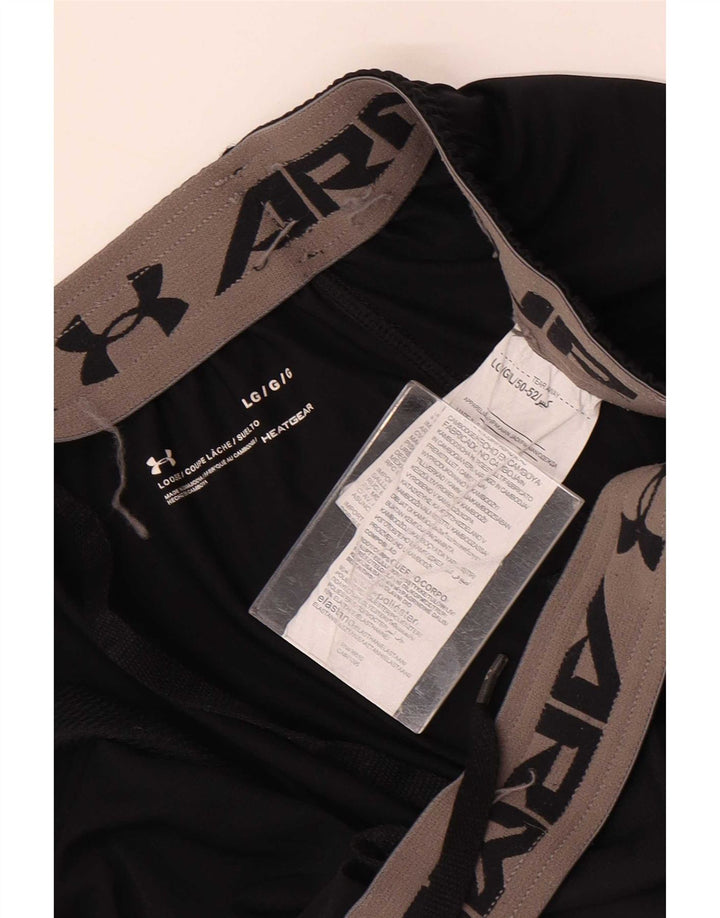 Ανδρικό αθλητικό σορτς Under Armour μεγάλο μαύρο πολυεστέρα