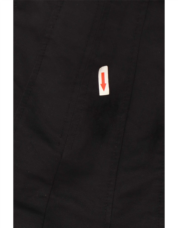 Zara Mujer Abrigo Corto UK 10 Small Negro