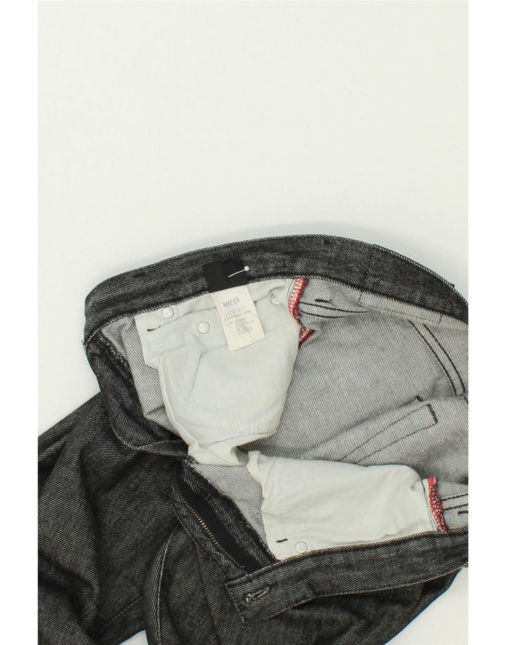 GUESS Womens Straight Jeans W27 L31  Black Cotton Vintage Guess and Second-Hand Guess from Messina Hembry 